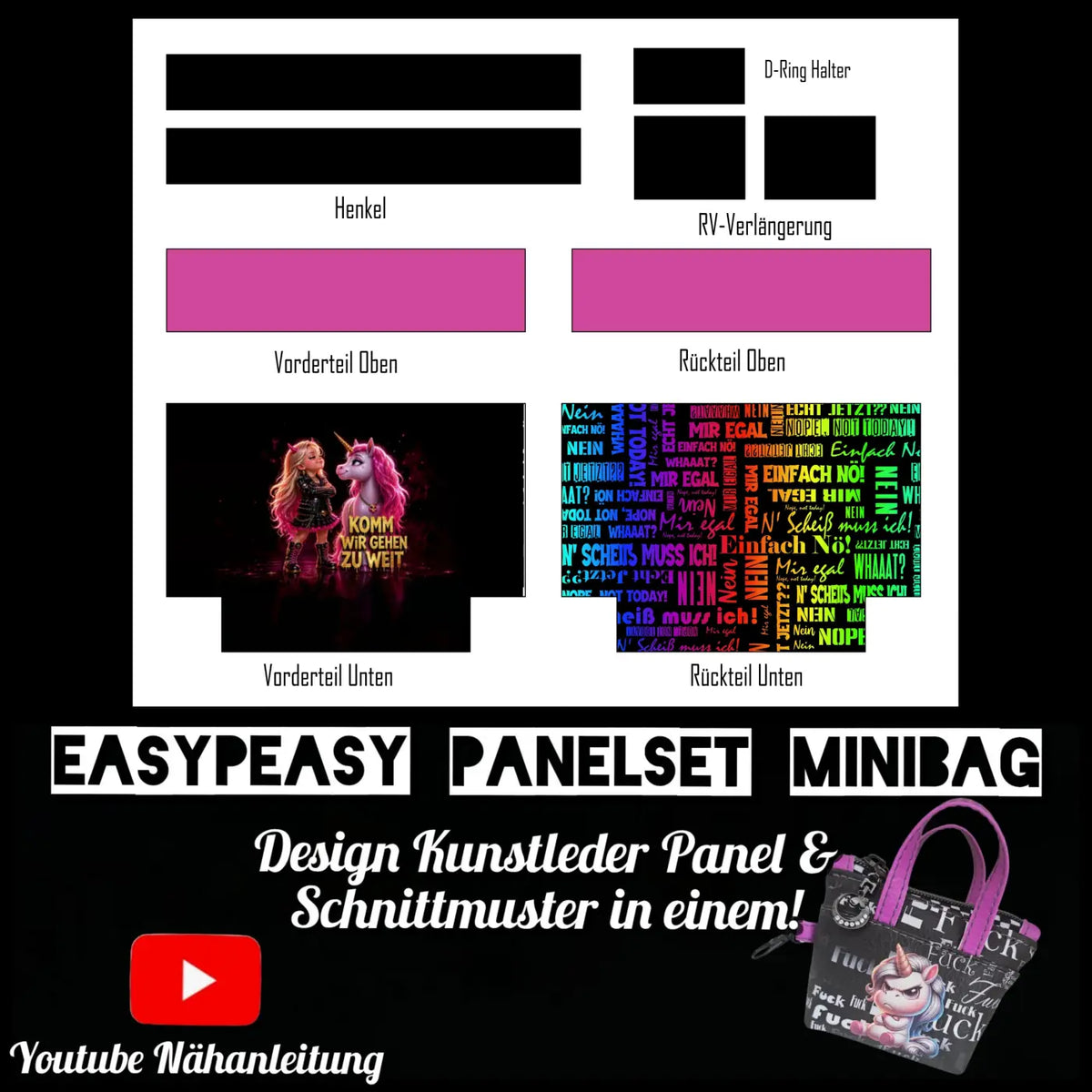 Easy Peasy KL Panelset MiniBag | Weit zu zweit