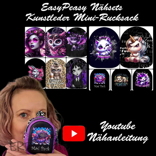 Easy Peasy KL Panelset MiniRucksack CutiePebble - Peasy