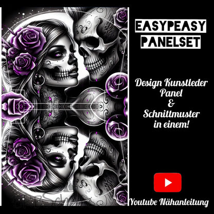 Easy Peasy KL Panelset Skull Lover | Kosmetiktasche
