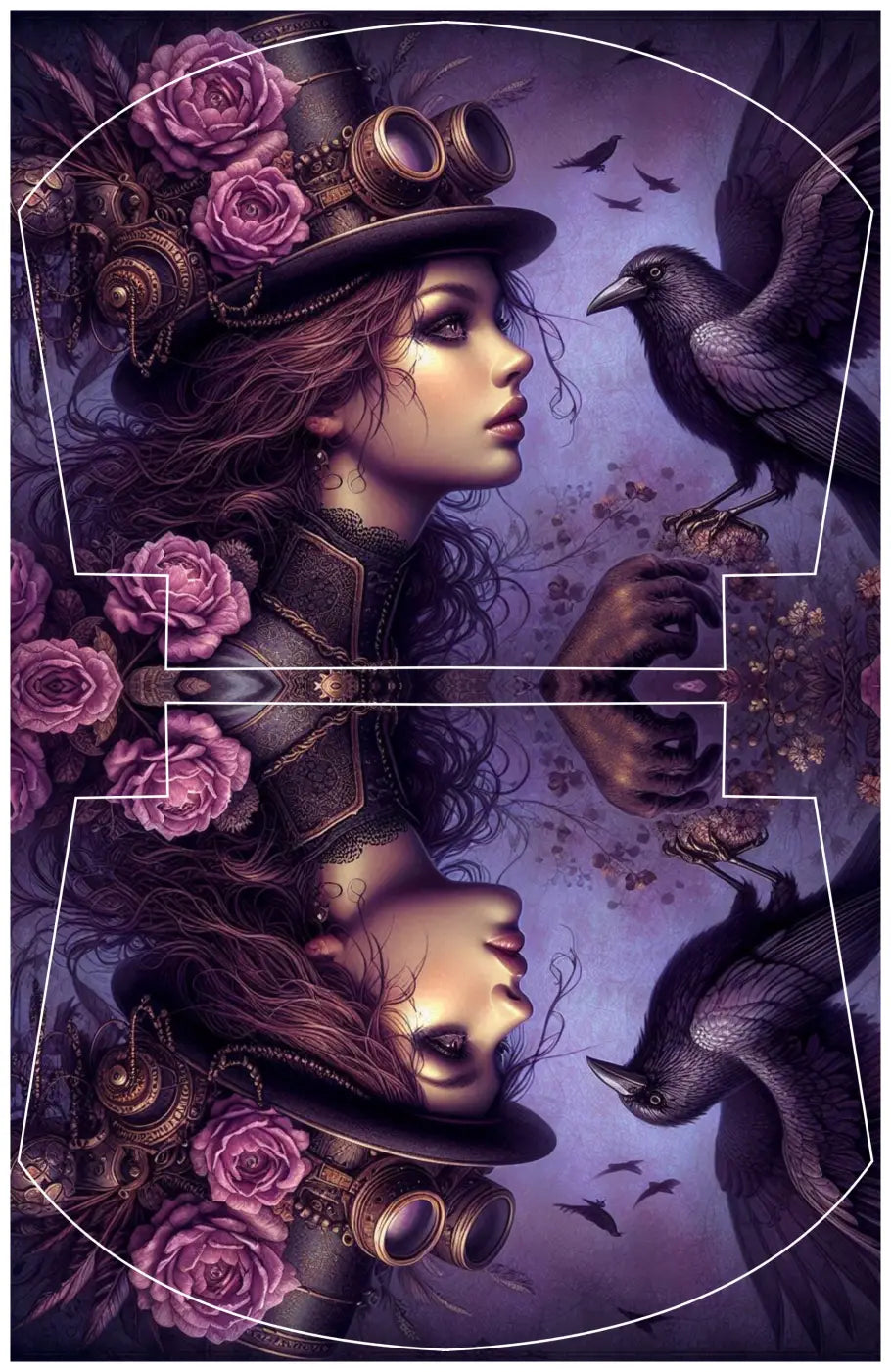 Easy Peasy KL Panelset Steampunk Raven Girl