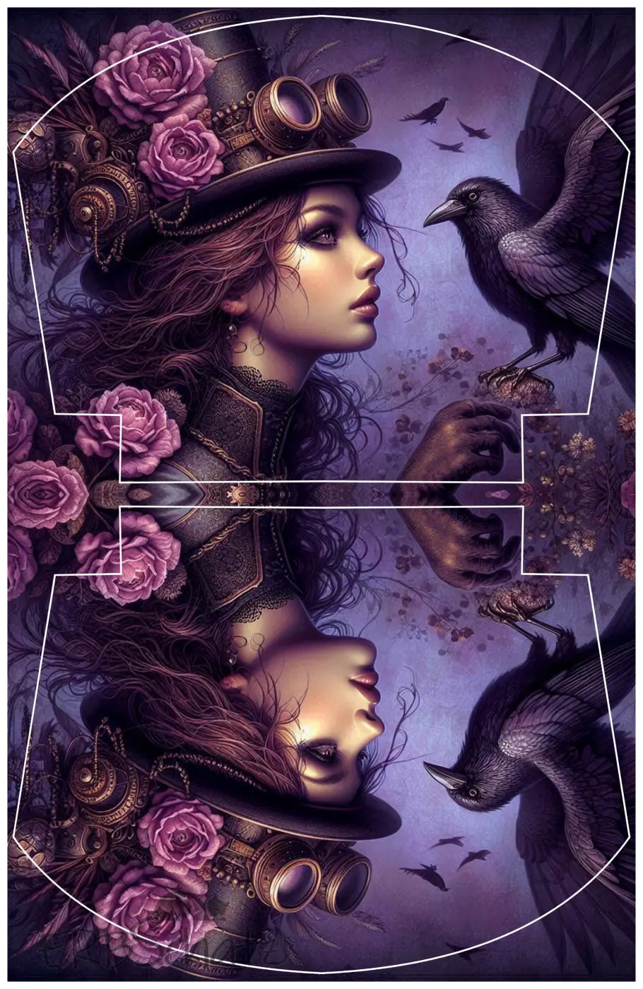 Easy Peasy KL Panelset Steampunk Raven Girl