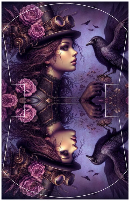 Easy Peasy KL Panelset Steampunk Raven Girl