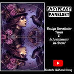 Easy Peasy KL Panelset Steampunk Raven Girl