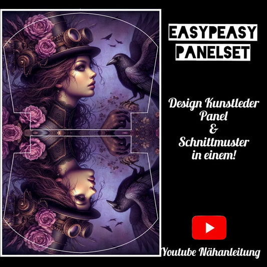 Easy Peasy KL Panelset Steampunk Raven Girl