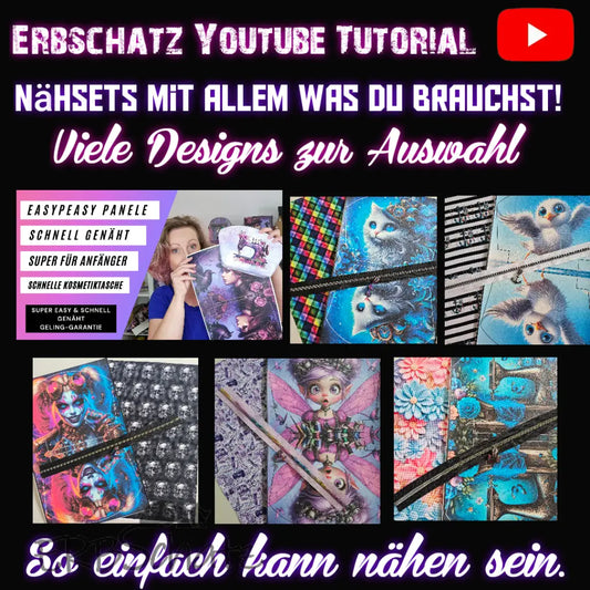 Easy Peasy Panelset Kosmetiktasche Roundtop 26 x 40cm