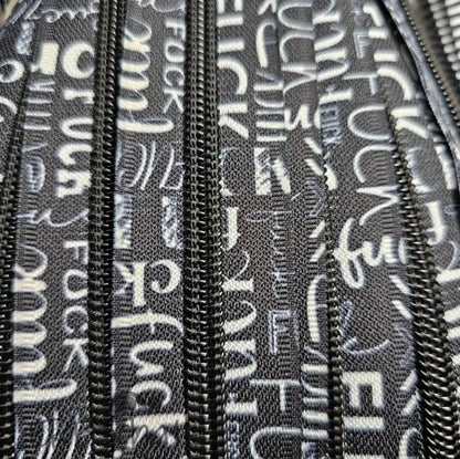 Endlosreißverschlüsse bedruckt F.CK Designs - Gr.5