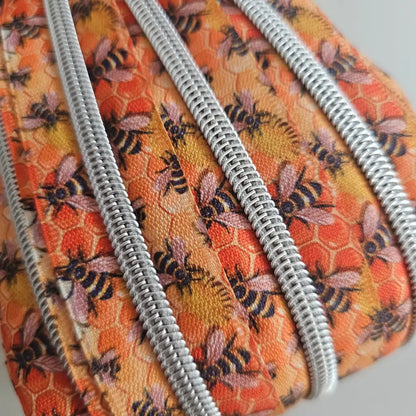 Endlosreißverschlüsse bedruckt Tier- und Blüten- Designs