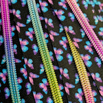Endlosreißverschlüsse bedruckt Tier- und Blüten- Designs
