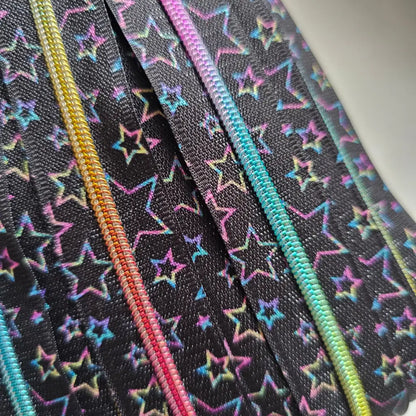 Endlosreißverschlüsse bedruckt verschiedene Designs (Gr. 3)