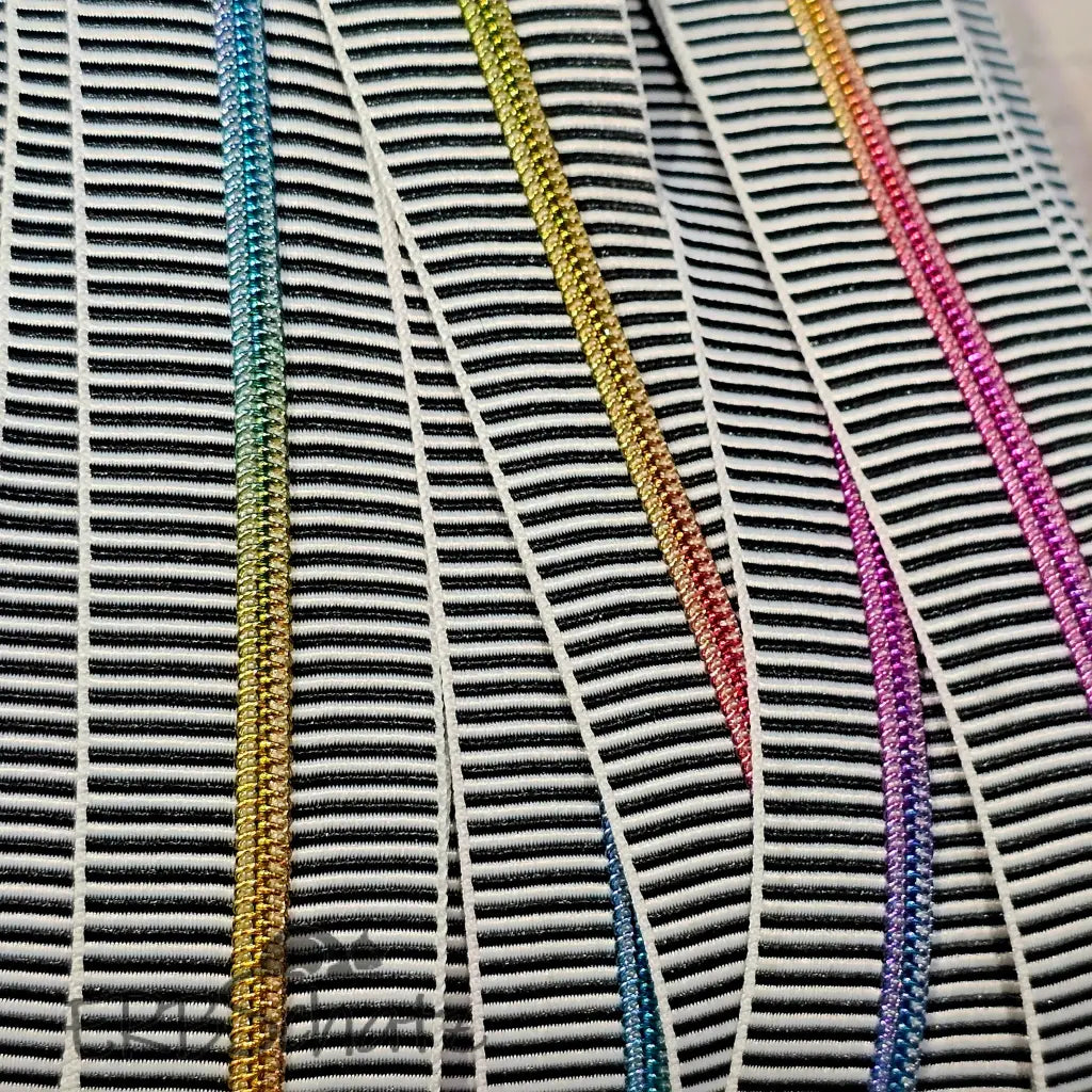 Endlosreißverschlüsse bedruckt verschiedene Designs (Gr. 3)