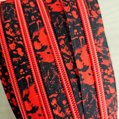 Endlosreißverschlüsse bedruckt verschiedene Designs - Gr.5