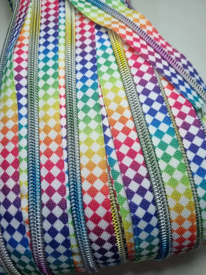 Endlosreißverschlüsse bedruckt verschiedene Designs - Gr.5