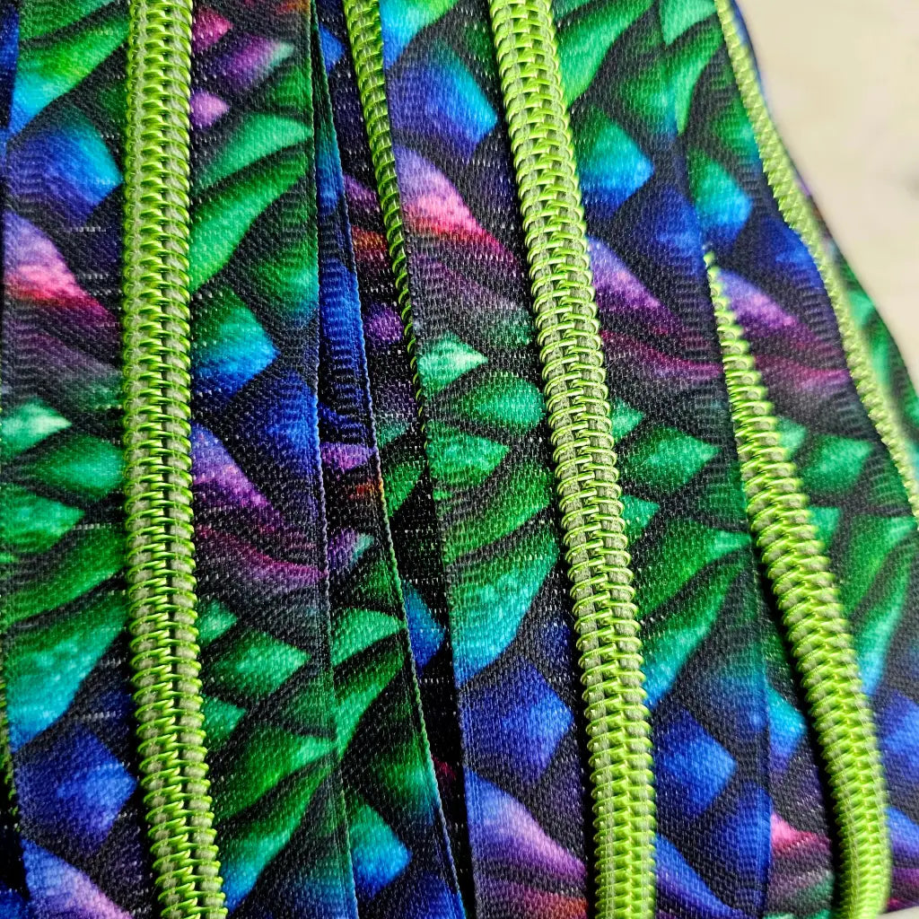 Endlosreißverschlüsse bedruckt verschiedene Designs - Gr.5