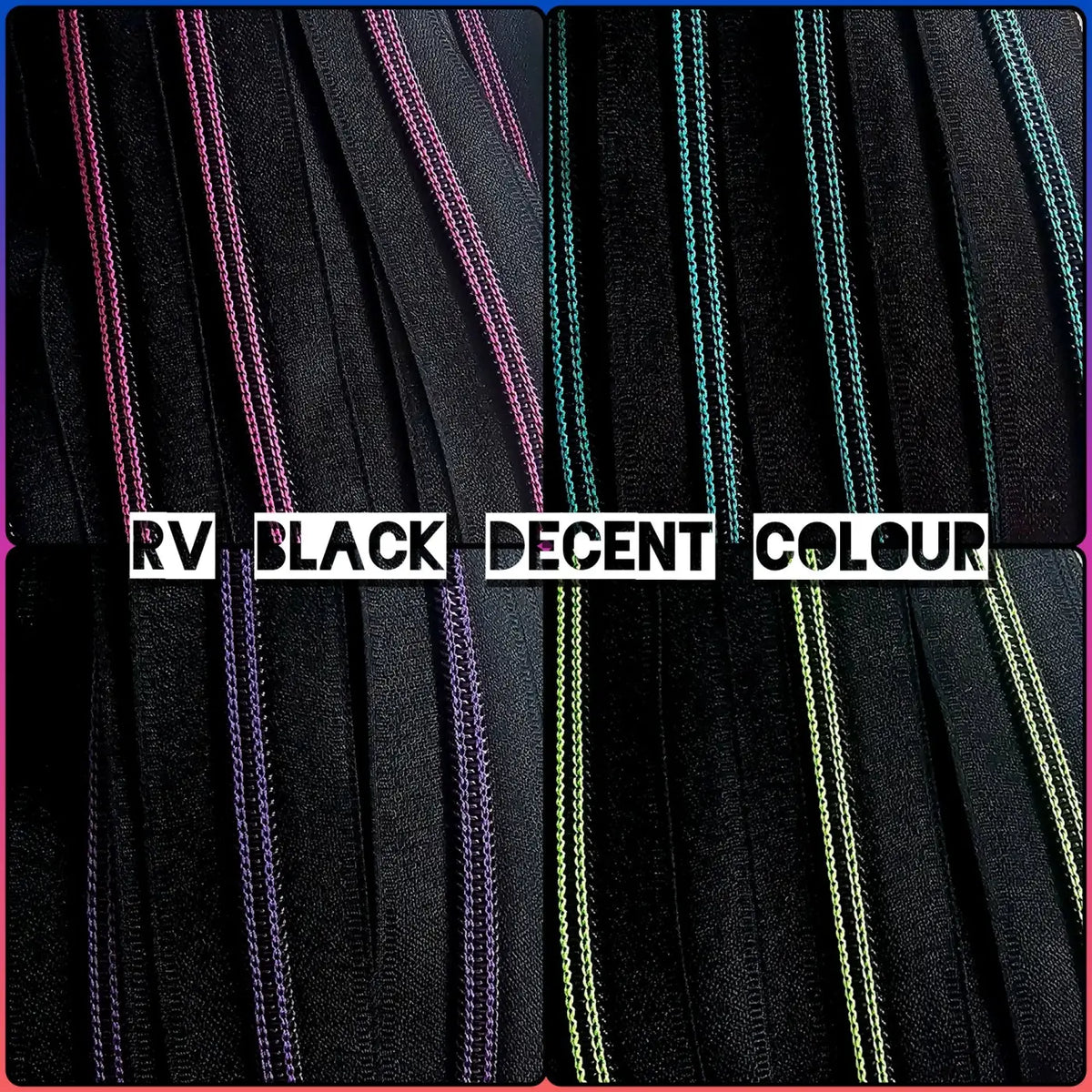 Endlosreißverschlüsse Black Decent Colours - Gr.5