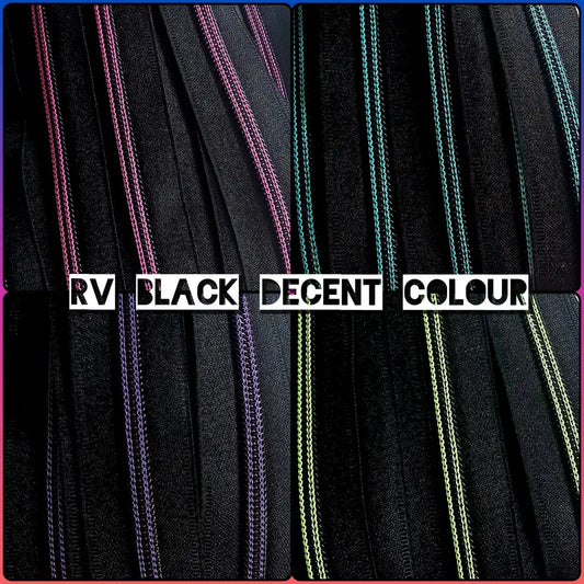 Endlosreißverschlüsse Black Decent Colours - Gr.5