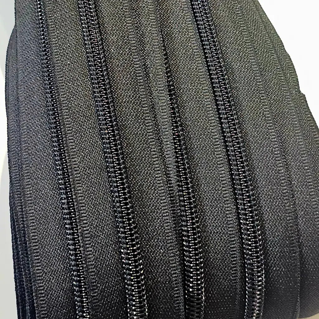 Endlosreißverschlüsse Colour - Black Matt - Gr.5