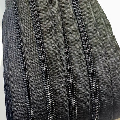 Endlosreißverschlüsse Colour - Black Matt - Gr.5