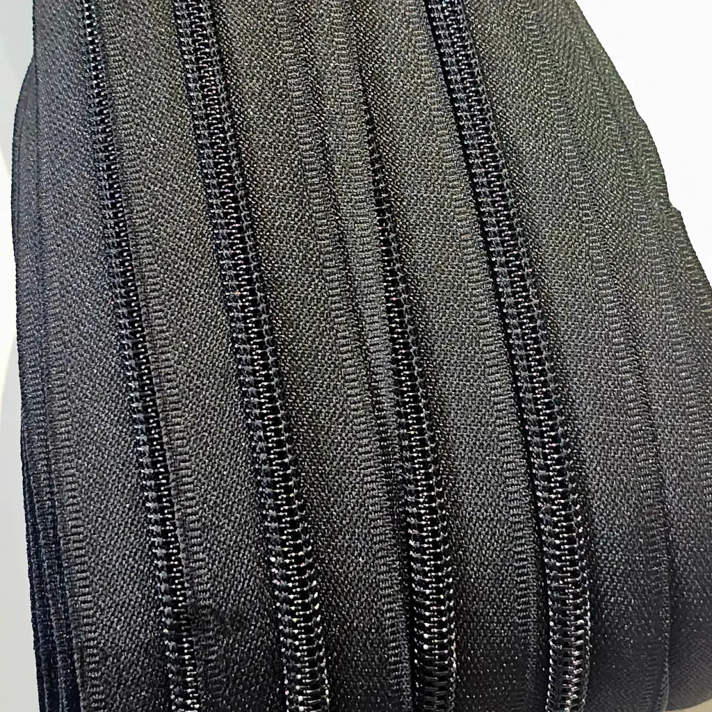 Endlosreißverschlüsse Colour - Black Matt - Schwarz Black