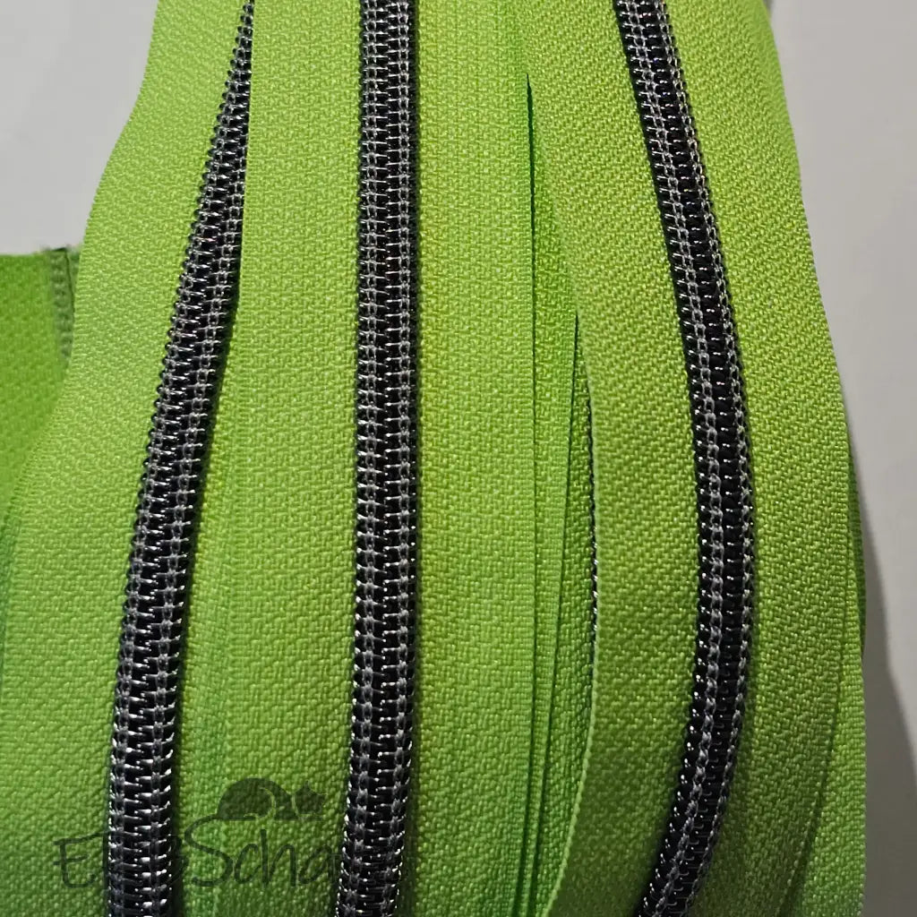 Endlosreißverschlüsse Gun Metal - Apfel