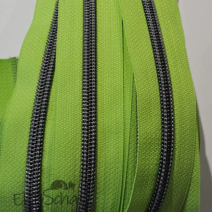 Endlosreißverschlüsse Gun Metal - Apfel