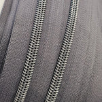 Endlosreißverschlüsse Gun Metal - Gr.5