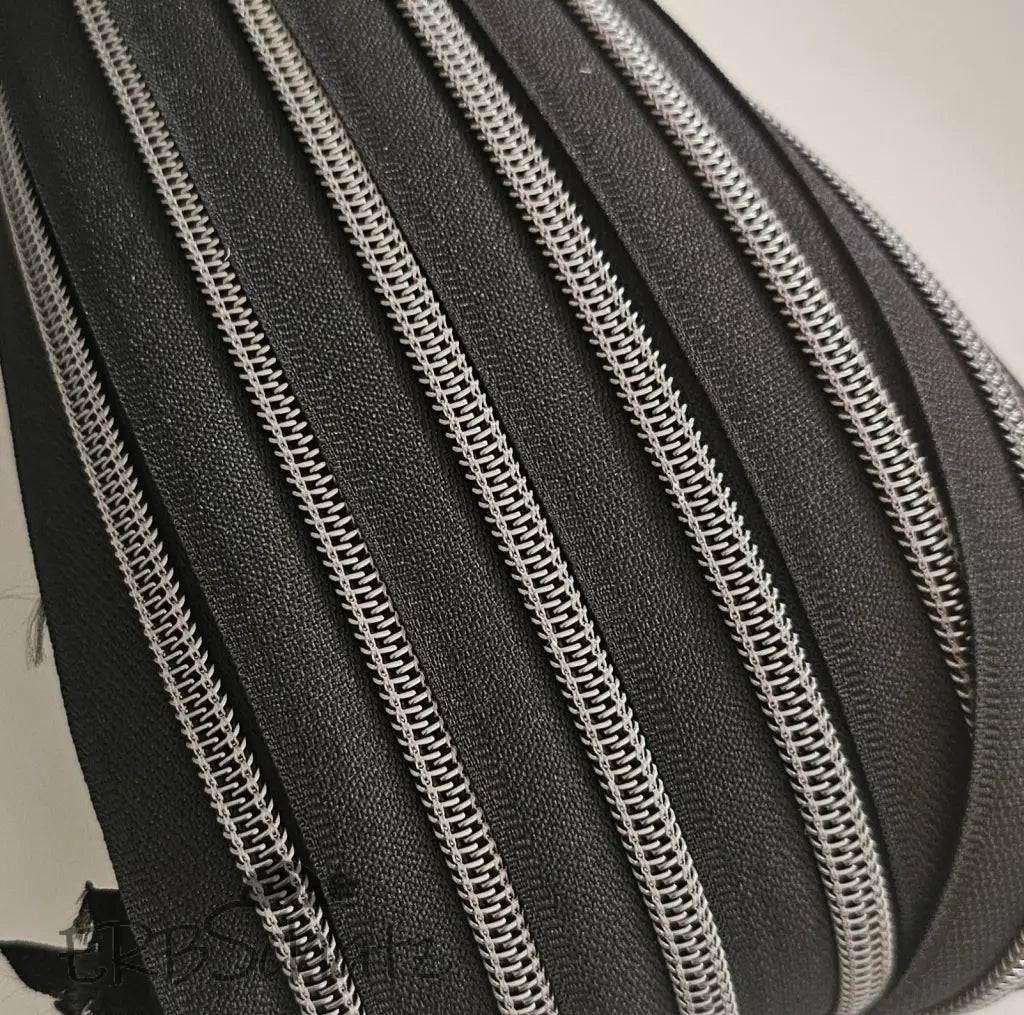 Endlosreißverschlüsse Gun Metal - Gr.5