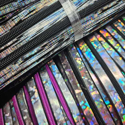 Endlosreißverschlüsse Holografisch - Gr.5