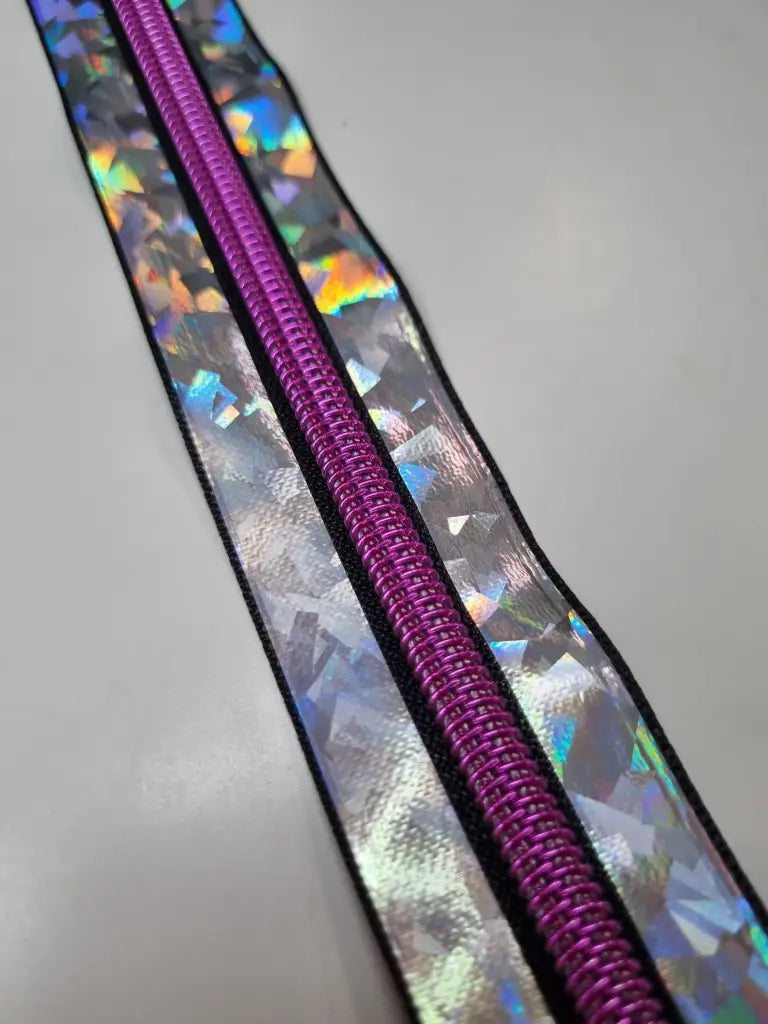 Endlosreißverschlüsse Holografisch - Gr.5