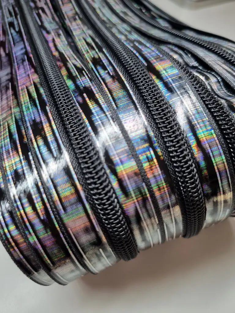 Endlosreißverschlüsse Holografisch - Gr.5