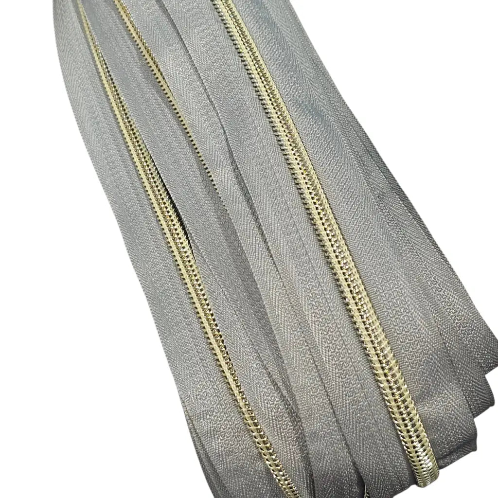 Endlosreißverschlüsse Light Gold - Gr.5