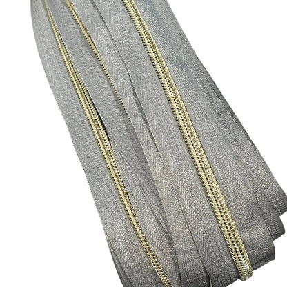 Endlosreißverschlüsse Light Gold - Gr.5