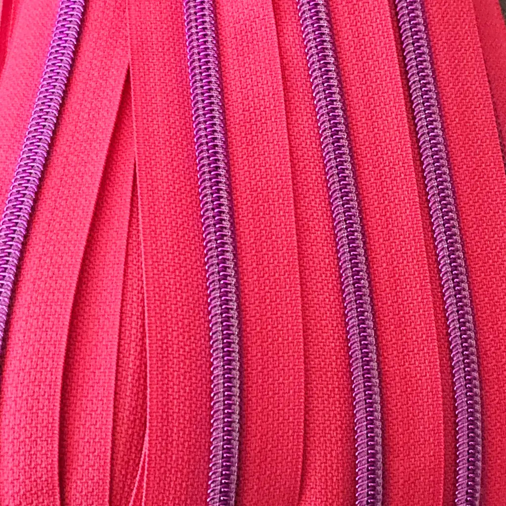 Endlosreißverschlüsse Metallic Colours Bunt - Gr.5