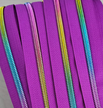 Endlosreißverschlüsse Rainbow - Gr.5