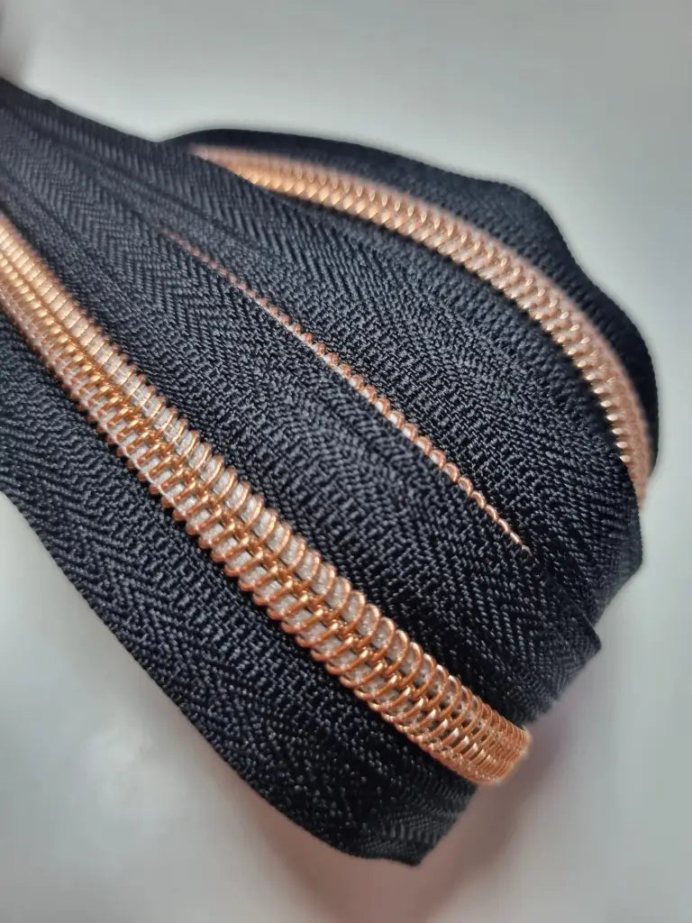 Endlosreißverschlüsse Rosegold - Gr.5