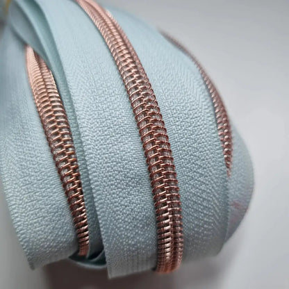 Endlosreißverschlüsse Rosegold - Gr.5