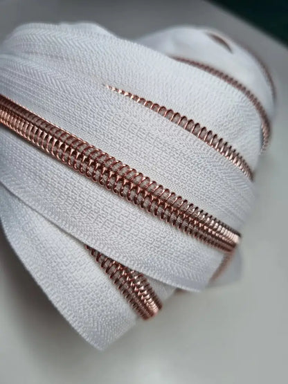 Endlosreißverschlüsse Rosegold - Gr.5