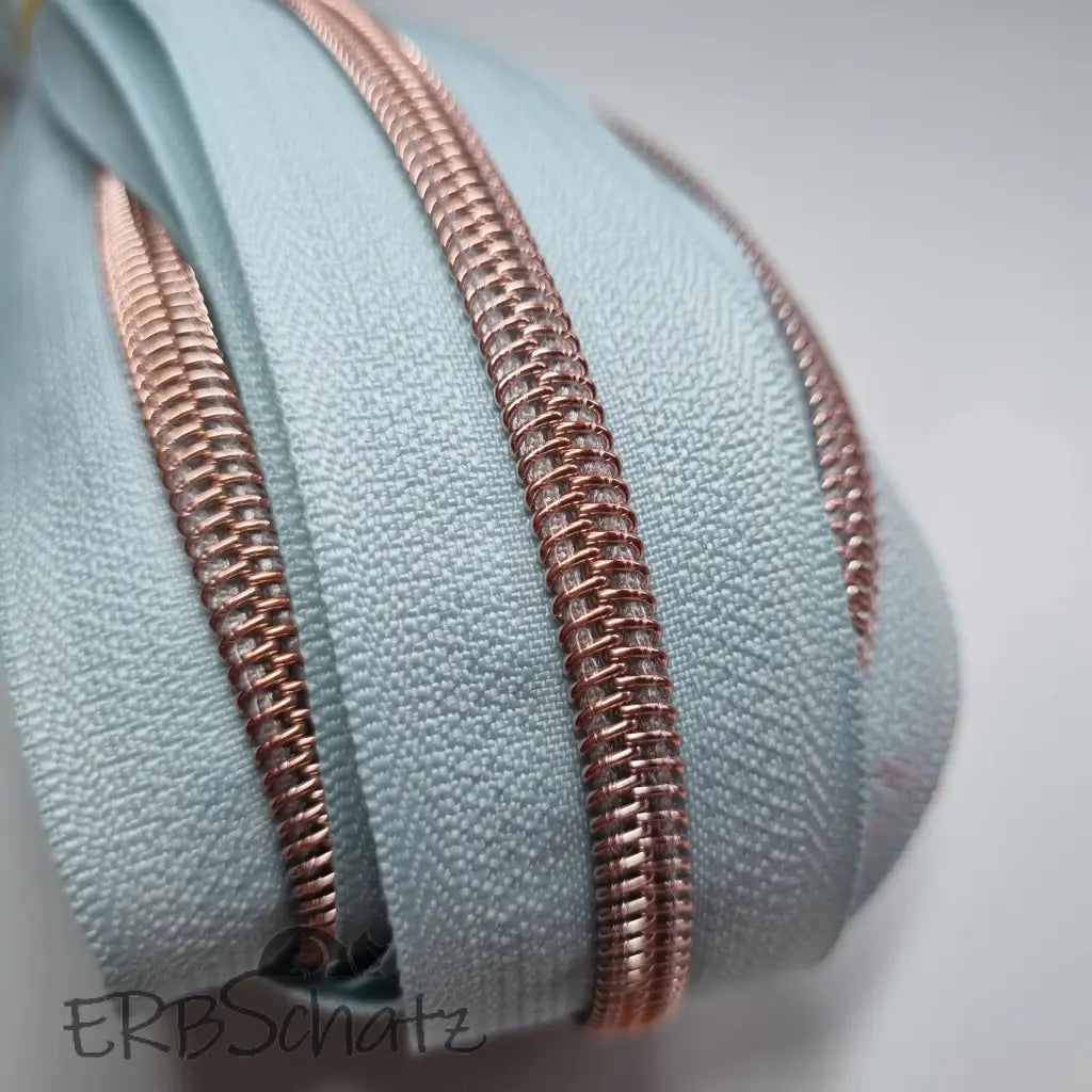Endlosreißverschlüsse Rosegold - Gr.5