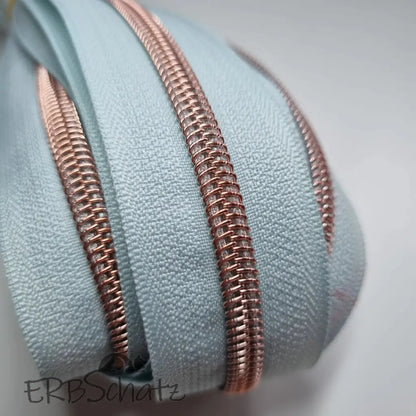 Endlosreißverschlüsse Rosegold - Gr.5