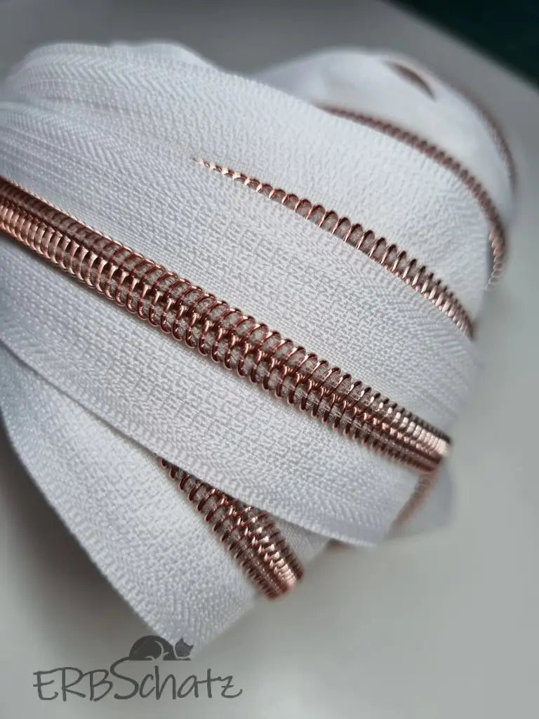 Endlosreißverschlüsse Rosegold - Gr.5