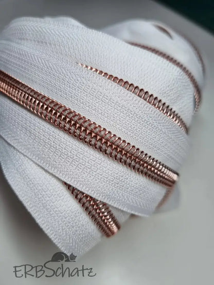 Endlosreißverschlüsse Rosegold - Gr.5