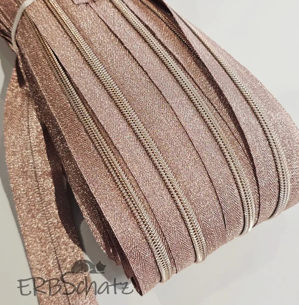 Endlosreißverschlüsse Shiny Lurex - Gr.5