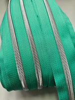 Endlosreißverschlüsse Silber - Gr.5