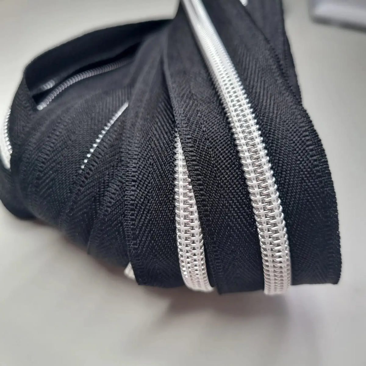 Endlosreißverschlüsse Silber - Gr.5