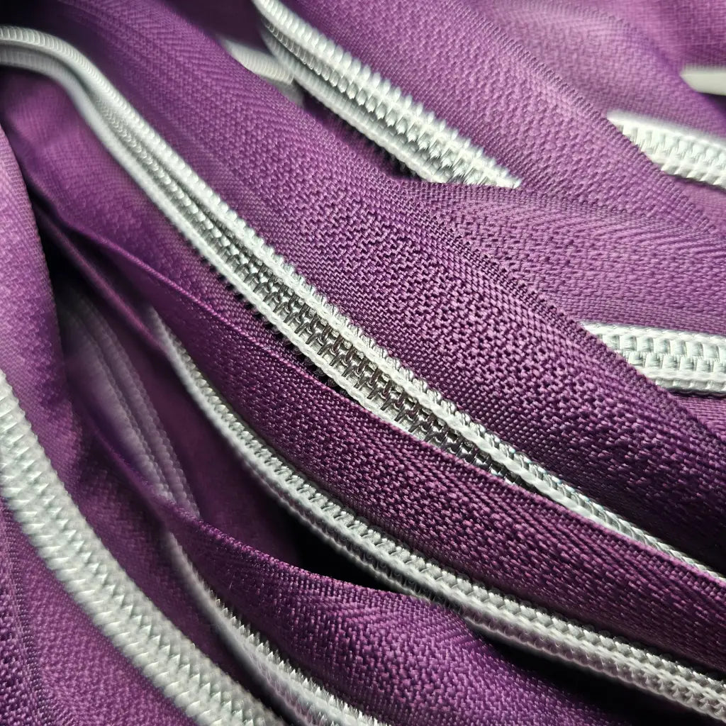Endlosreißverschlüsse Silber - Gr.5