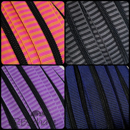 Endlosreißverschlüsse Stripes (Schwarze Raupe)