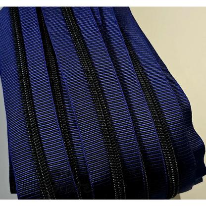 Endlosreißverschlüsse Stripes (Schwarze Raupe)