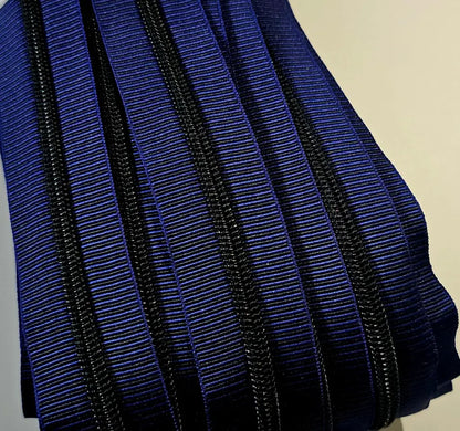Endlosreißverschlüsse Stripes (Schwarze Raupe) - Gr.5