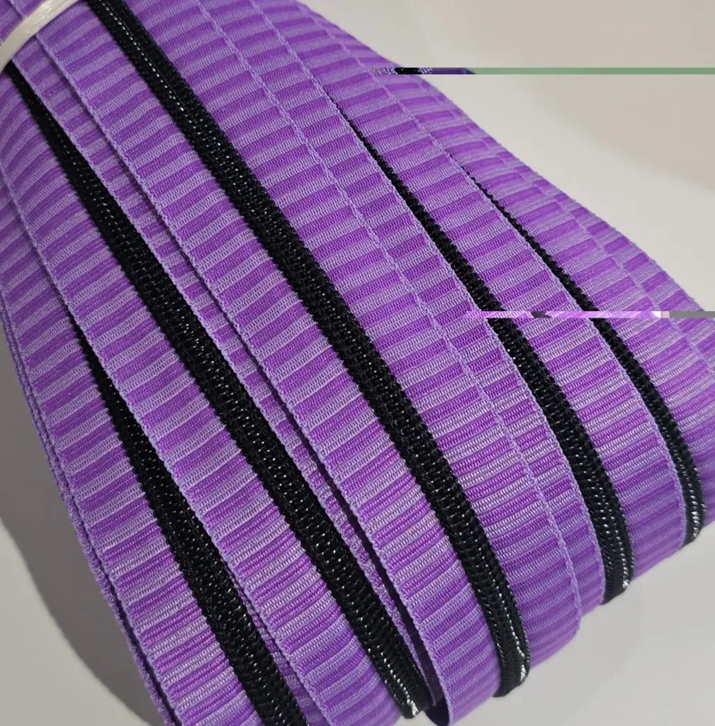 Endlosreißverschlüsse Stripes (Schwarze Raupe) - Gr.5