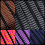 Endlosreißverschlüsse Stripes (Schwarze Raupe) - Gr.5