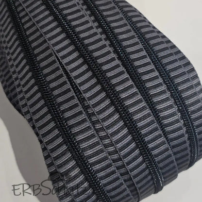 Endlosreißverschlüsse Stripes (Schwarze Raupe)